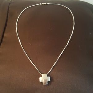 Authentic Tiffany & Co.  Roman cross necklace